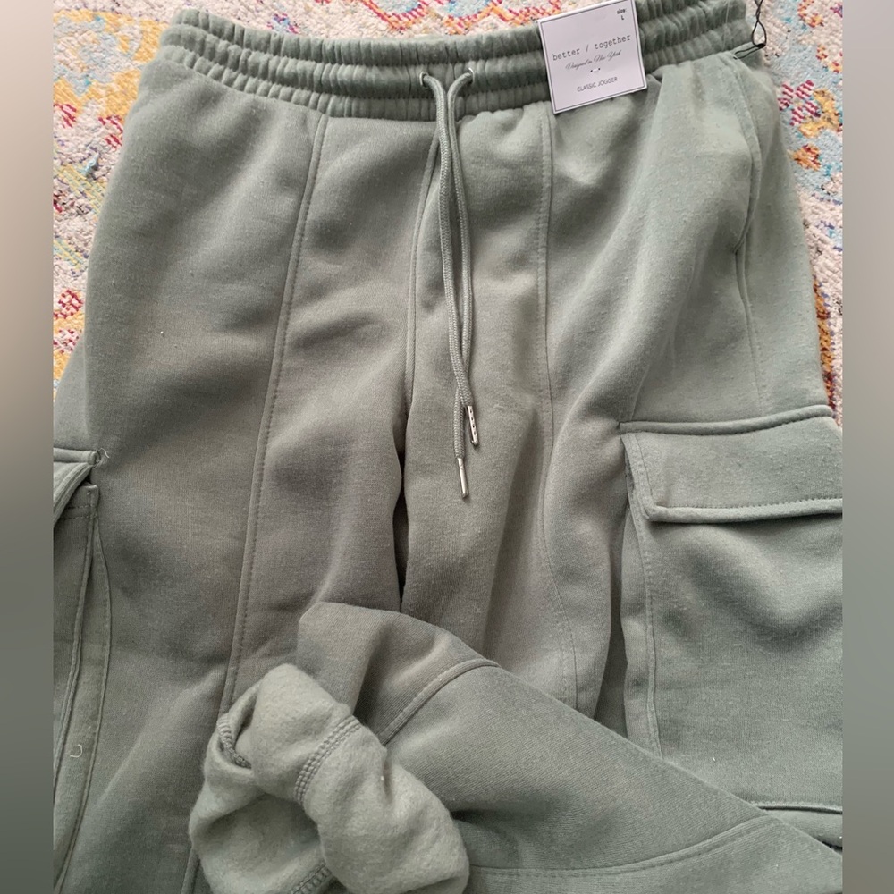 Ultra plush cargo jogger